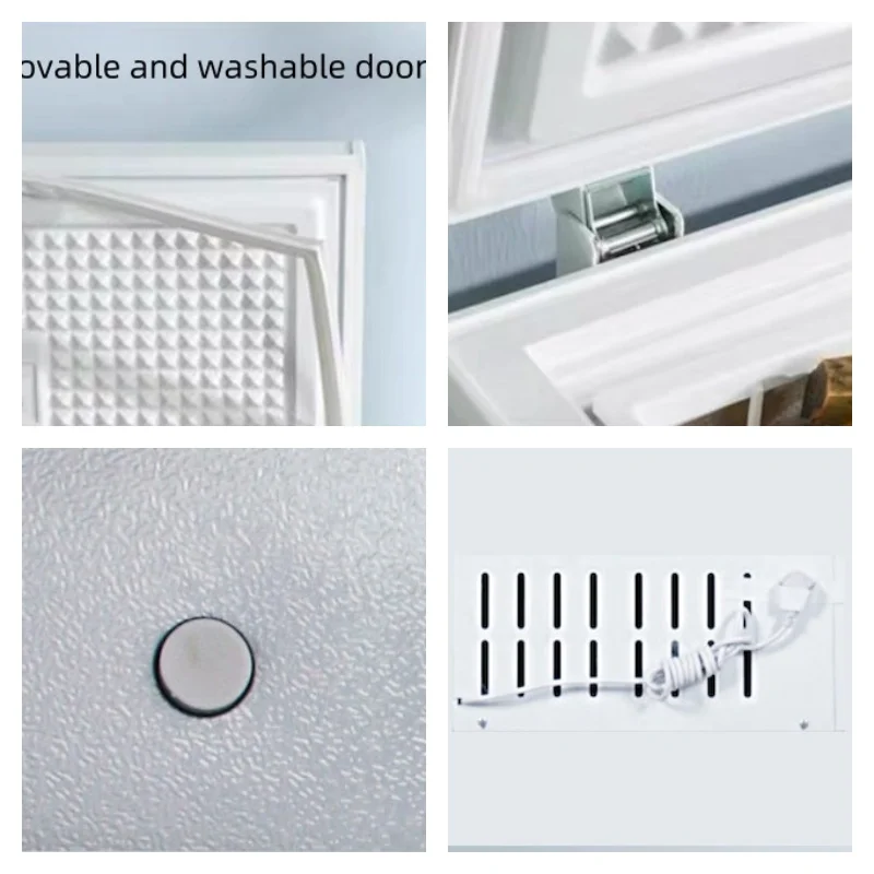61-Glass top direct cooling system solid ultra low temperature chest freezer