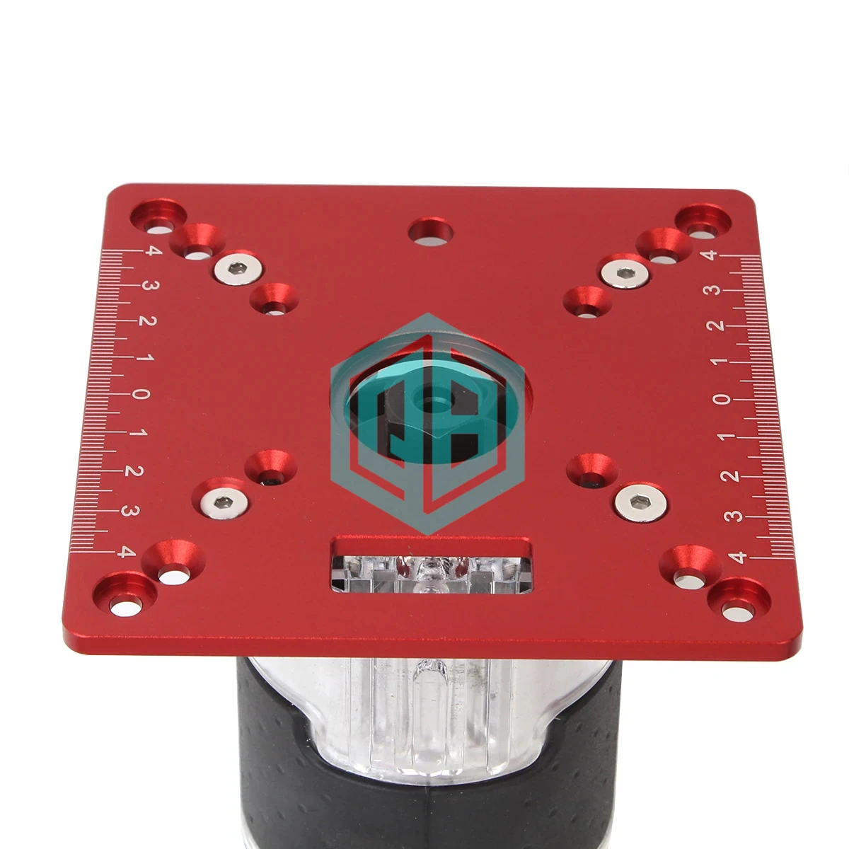 Multifunctional Aluminium Router Table Insert Plate Woodworking Trimmer Electric Wood Milling Flip Plate for DIY Working Benches