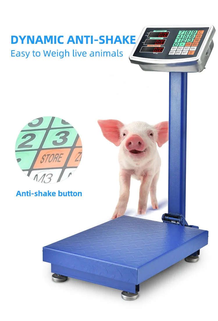 150KG 300KG Platform Weighing Scales Electronic Industrial High Quality Pricing Folding Machine Digital Weight Scale Factory