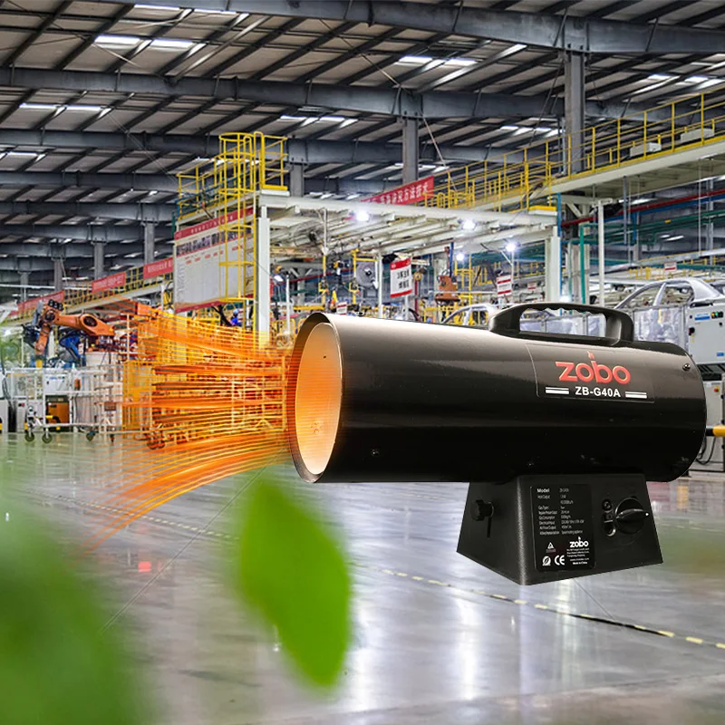 industrial propane hot air blower hand held table poultry gas brooder heater lpg for chicken farming