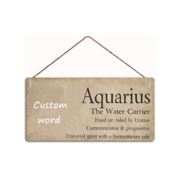 Factory Direct Supply Cheap Sale Funny Home Wood Wall Decor Framed Rustic Hanging Wall Art Plaque Sign