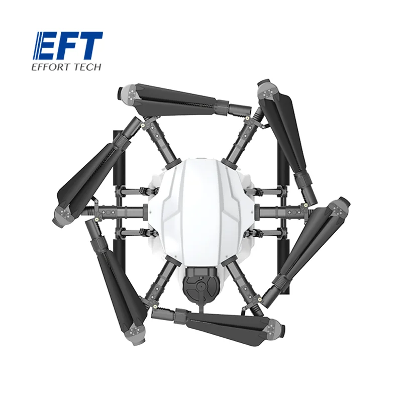 EFT/E610P/Autonomous flight planning route 10L agricultural automatic plant protection spraying medicine drone   EFT E610P