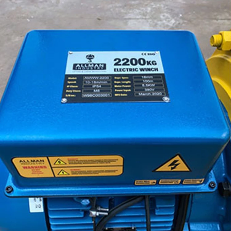12000 lb high speed hydraulic motor lift tractor construction material lifting small electric winch