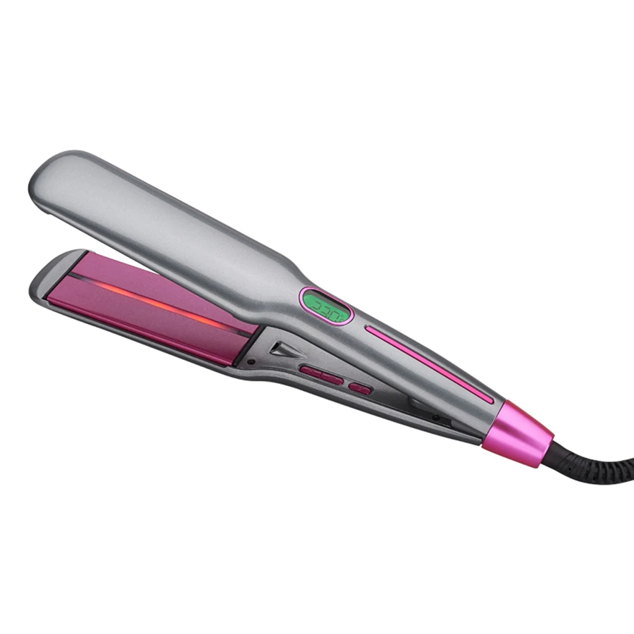 New high-end negative ion hair straightener, curling and straightening dual-purpose hair straightener