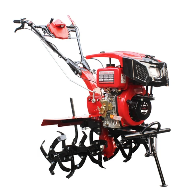 Hot sale  9hp Diesel rotavator with high quality and wide applications