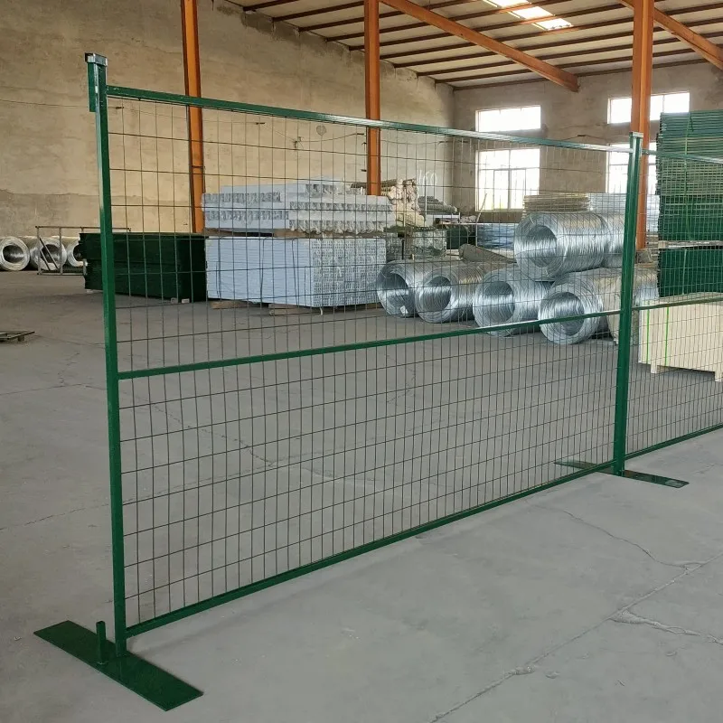 Canada Market 6 'x10' ft Строительная площадка временный забор панели с порошковым покрытием временное ограждение