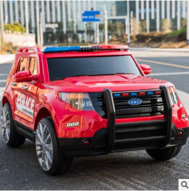 New cheap ride on police car kids electric good quality car for child ride on 12 volt kids ride on electric toy for wholesale
