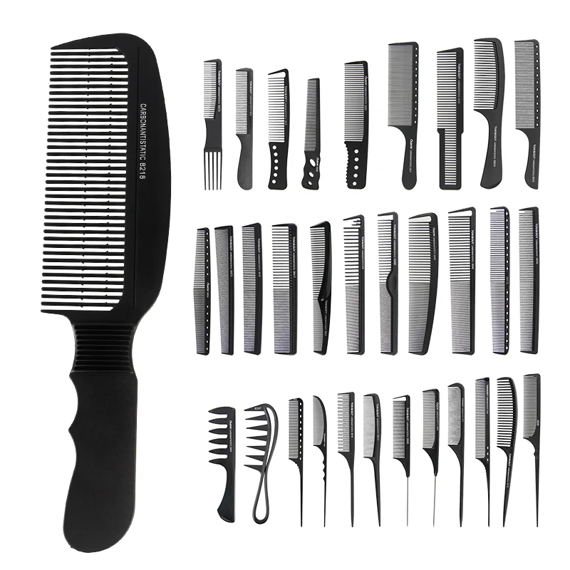 Гребень для волос от производителя, термостойкий гребень для расчесывания, гребень из углеродного волокна для парикмахера