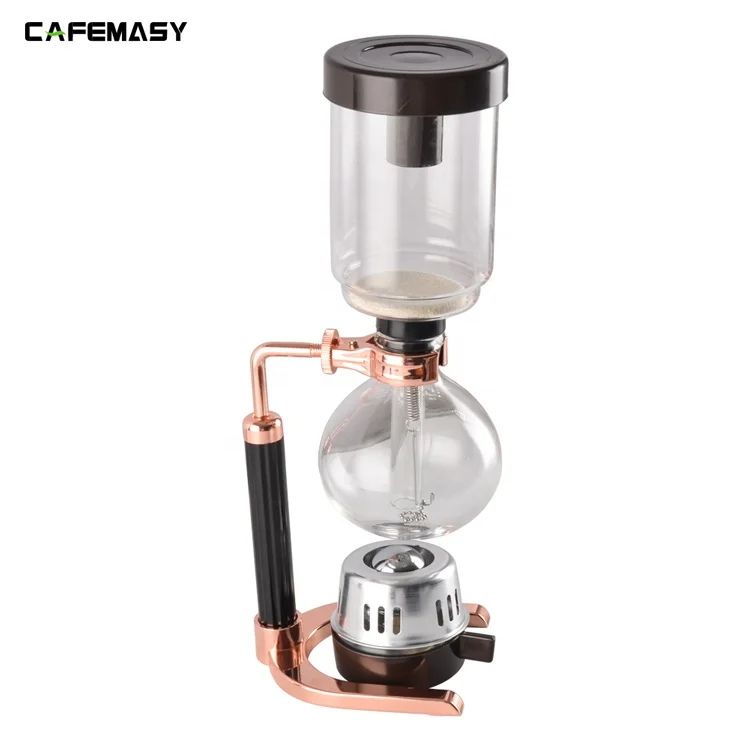 Сифон CAFEMASY для кофе, сифон для эспрессо, Кофеварка под заказ, металлический домашний сифон для кофе, 3 чашки