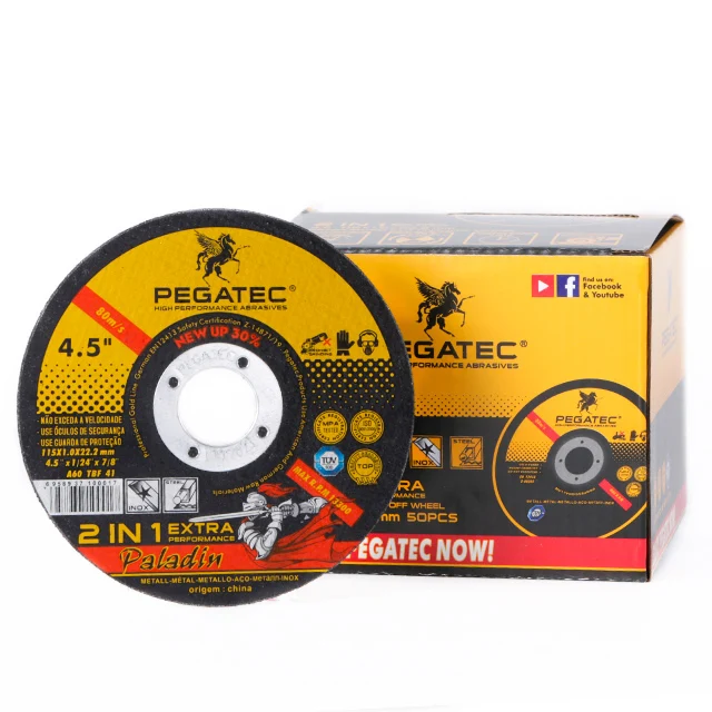 J PEGATEC 115mm Abrasive cutting disc wheel 4.5 for metal in abrasives tools
