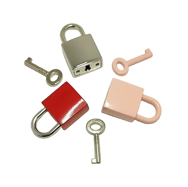 Various Color Rectangle Padlock Door Lock Box Padlock Small Lock Square Lock