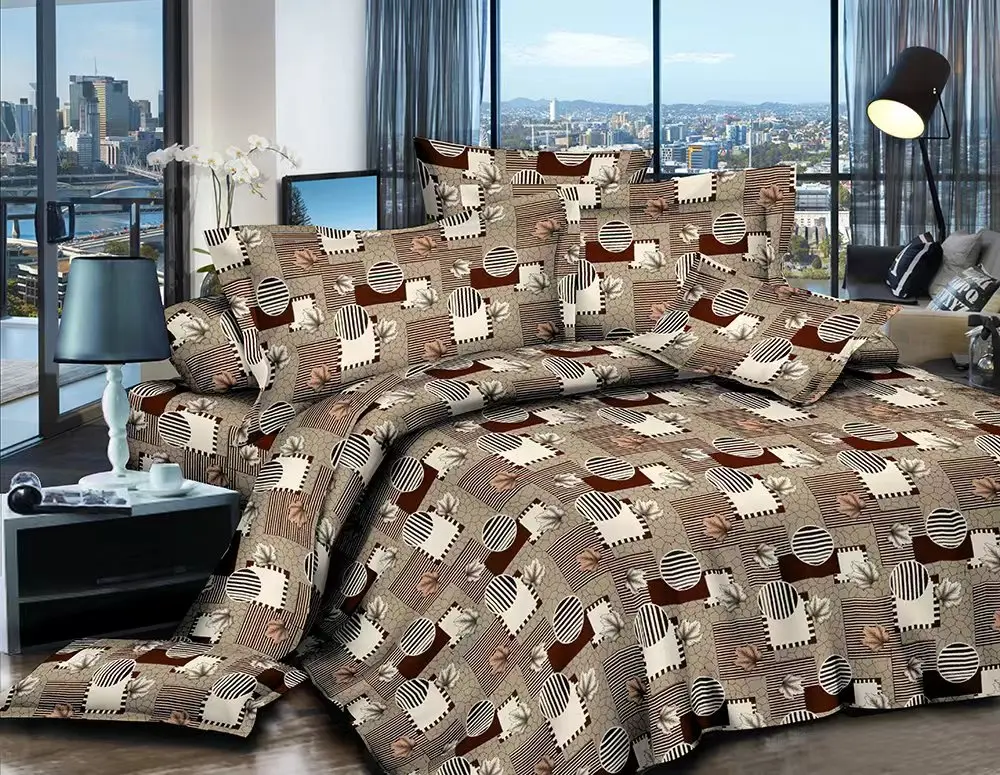 Hot Sale  HIGH QUALITY 100% polyester print fabric for home textile bed sheet  wholesale with more than 300 weaving machines