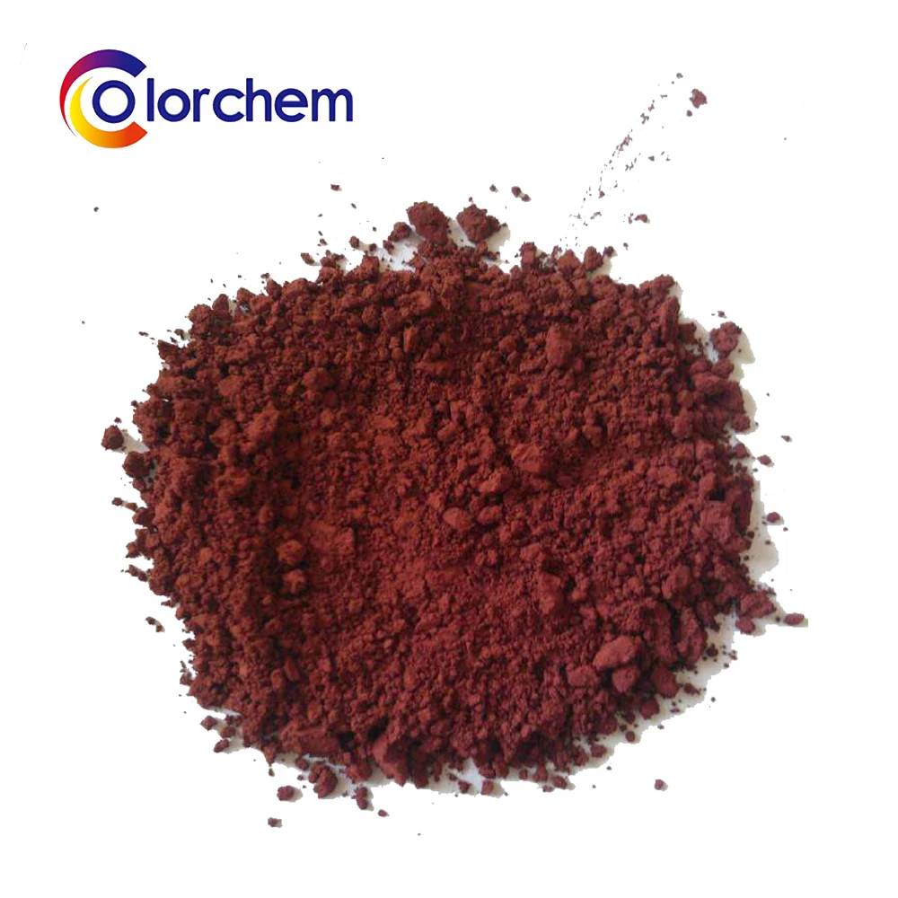 Iron oxide pigment, Iron Oxide Red(110,120, 130,190)/yellow (313,920), Iron oxide black/green/blue/brown