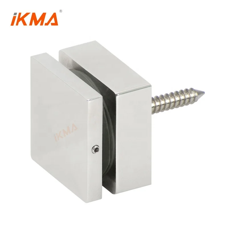 Hot Sell Decorative Silver White Golden Black Balcony tempered glass stairs case glass railing standoff fittings