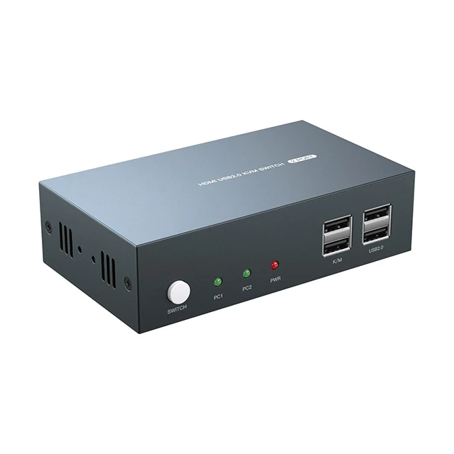 2 порта USB переключатель 4k двойной монитор EDID горячая клавиша управления HDMI