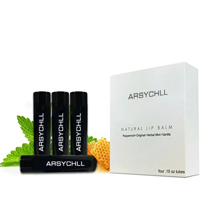 Wholesale Private Label Natural Vitamin E  Organic Beeswax Lip Balm