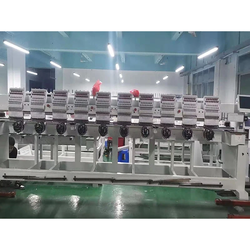 10 head chain stitch cap embroidery machine table gun on fabric embroidery machines parts in zhejiang