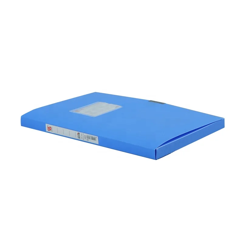 
A4 Size Plastic Logo Document Case Storage Folder Stationery Archive Box File 