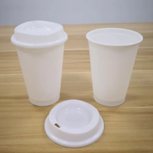 Custom Reusable Eco Friendly 16OZ Coffee Cups With Lids for wholesale