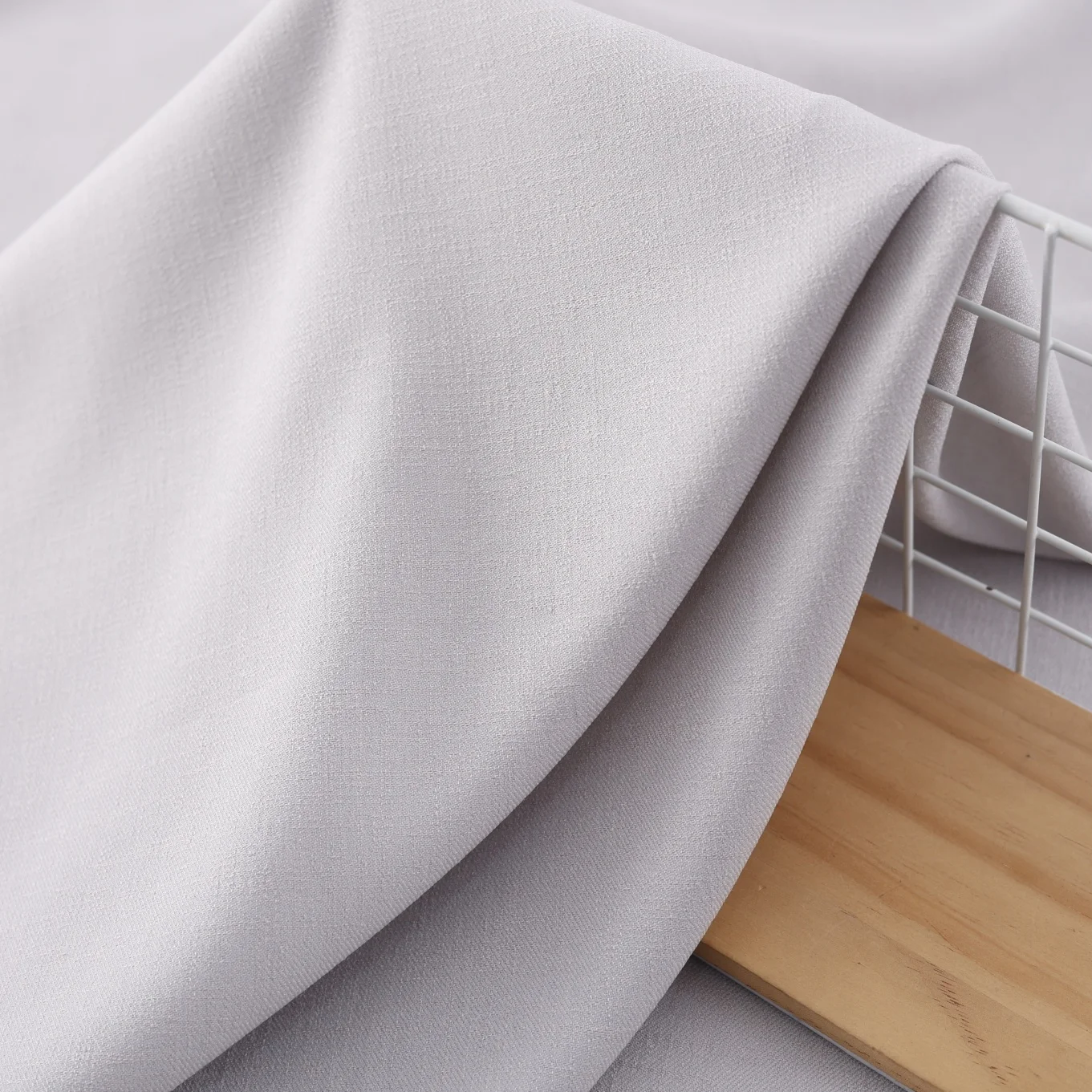 KUNYE linen style Naia acetate nylon fabric for high quality womenswear