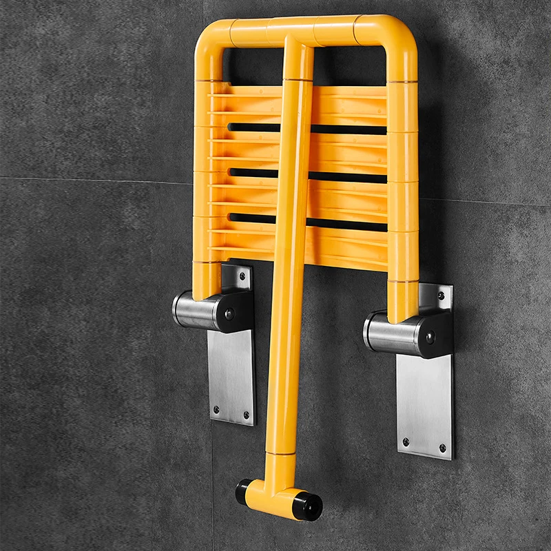 Wholesale High Quality Foldable Bathroom Safety Chairs Disabled Folding Shower Seats Wall Mounted Chair For Children And Elderly