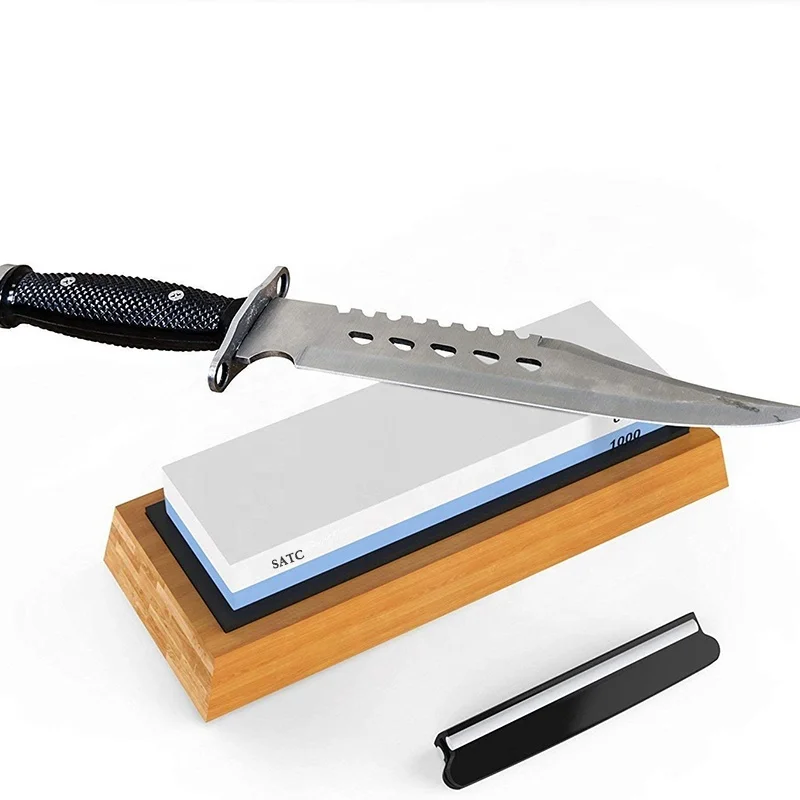 SATC Brand 1000 6000 2-in-1 Kitchen Knife Sharpening Stone Whetstone Abrasives Product