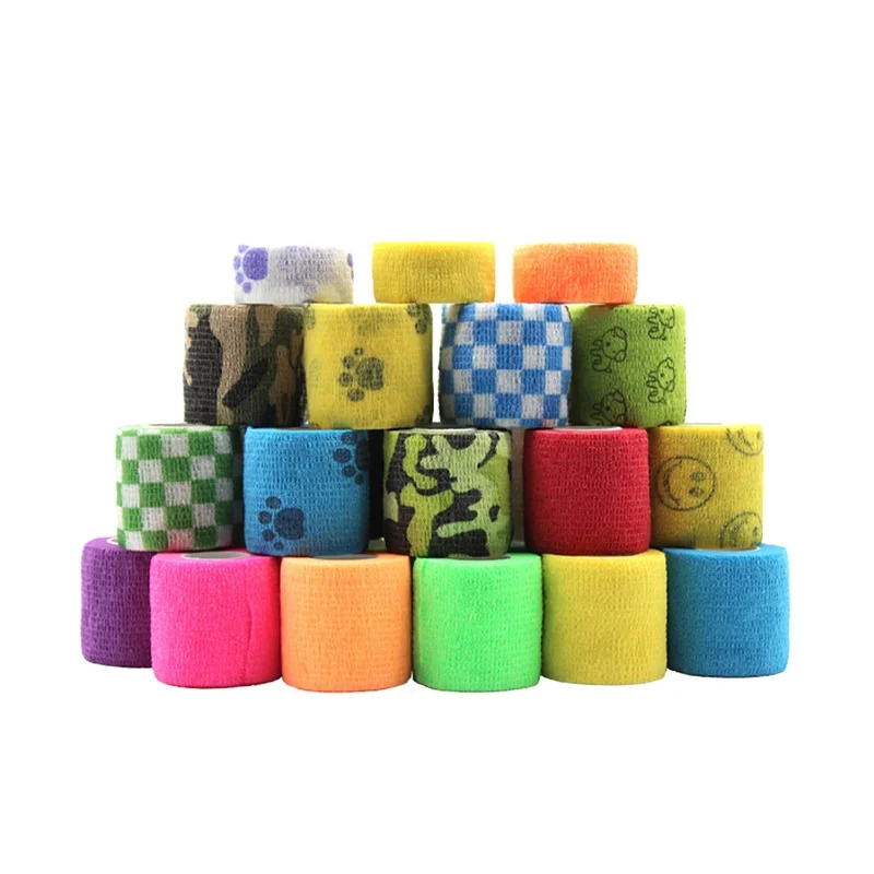 pet self-adhesive bandage first-aid medical self adhesive bandage tape for pet with CE