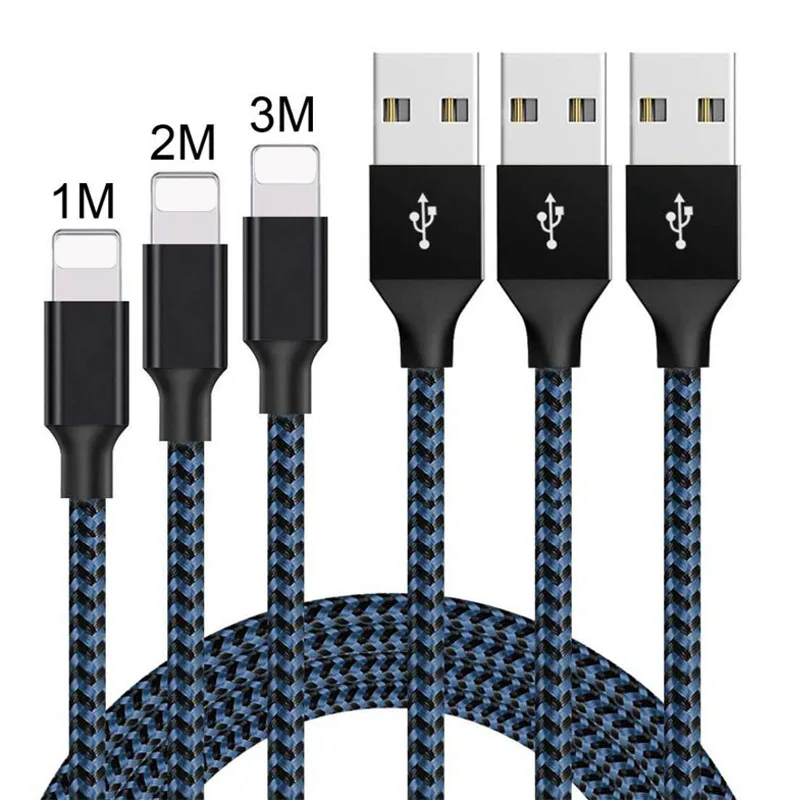  8-контактный ios кабель для быстрой зарядки apple lighting на USB синхронизации данных зарядный iphone 12 6 6s 7 7s