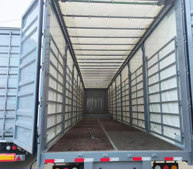 China Manufacture 2/3/4 Axles Drawbar Fence 20 26 Ton Full Semi Trailers Hot Selling In Russia