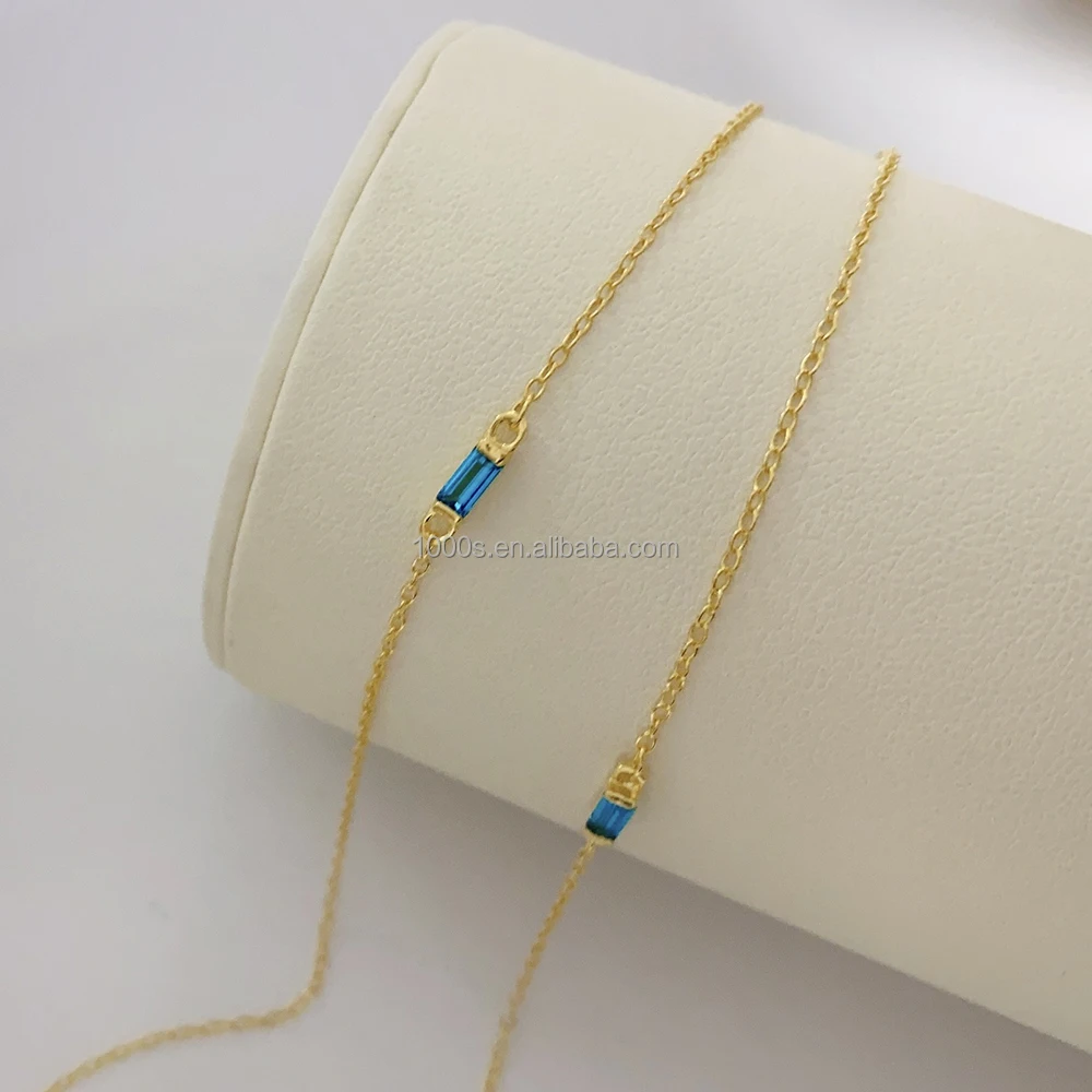 Factory 925 Sterling Silver with Zodiac Stone DIY Bracelets with Gemstone Jewelry for Women Gift