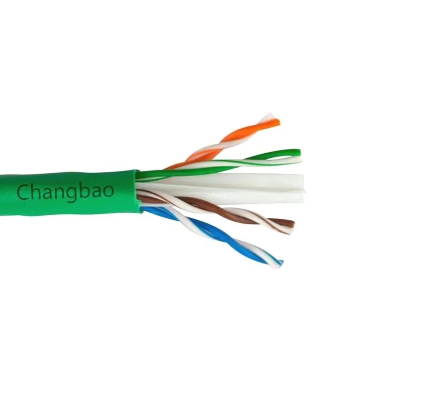 Changbao pass test ETL CMR riser rated 1000ft 305m roll communication cables lan ethernet network utp cable lan cable cat6