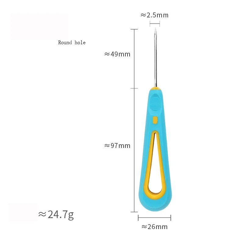 diy round hole cone punching tool for silicone mold making punching hand drilling equipment needle candle wick