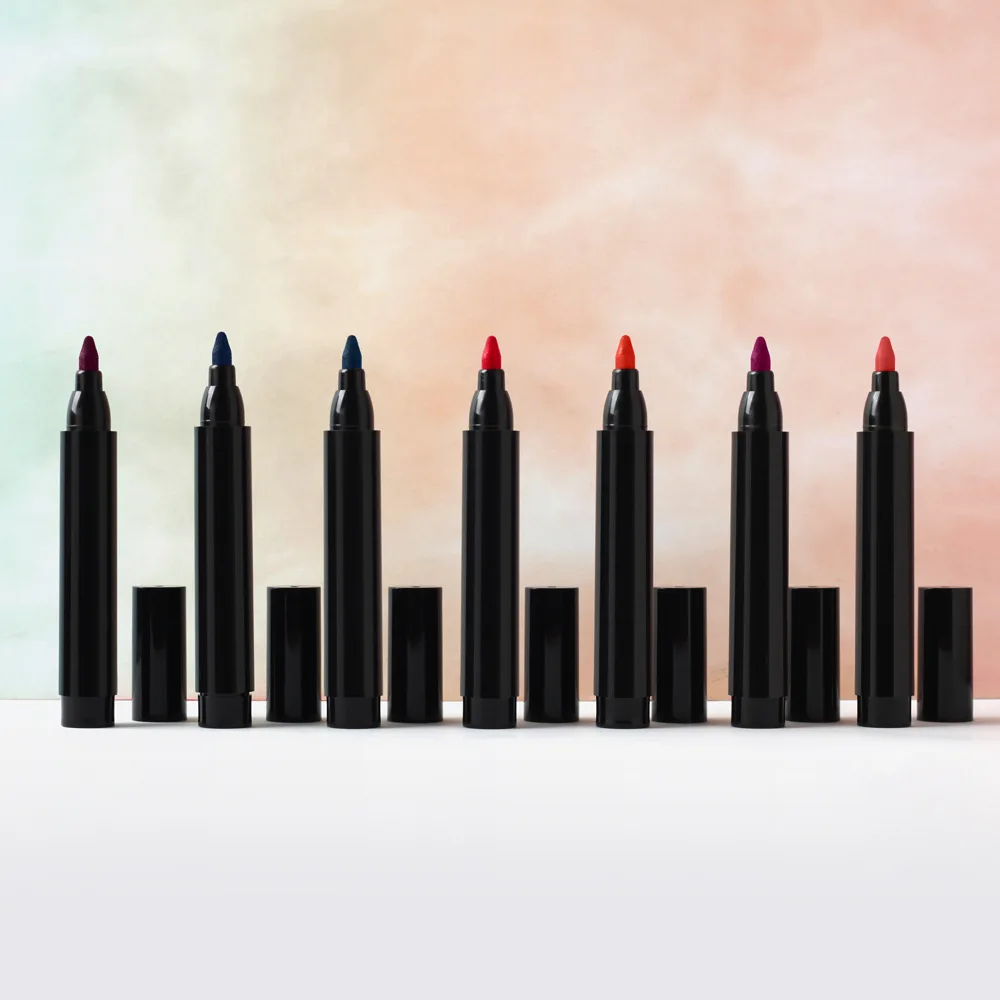 Water-based Formula Matte Non-sticky To Cup Lip Stain Lip Pencils Red Nude Creamy Lip Tint Marker