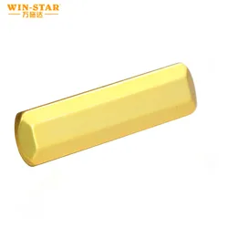 2022 China Factory Decorative metal strips for furniture Upholstered button Sofa trim strip Zinc alloy decorative cuboid