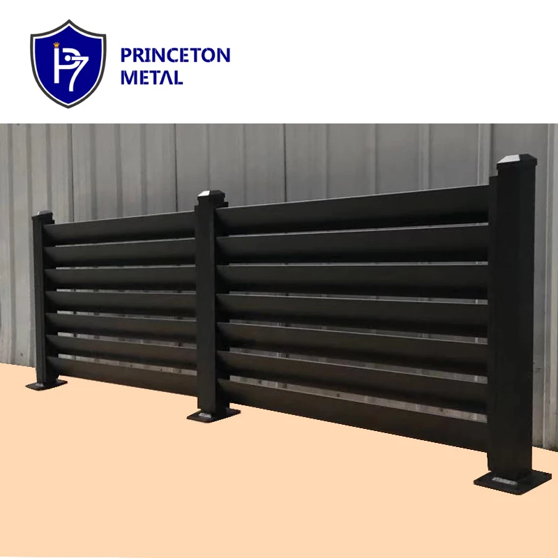 Privacy Aluminum Window Awning Louver Sunshade Blade  Waterproof Window Awning Fence Panel For Project