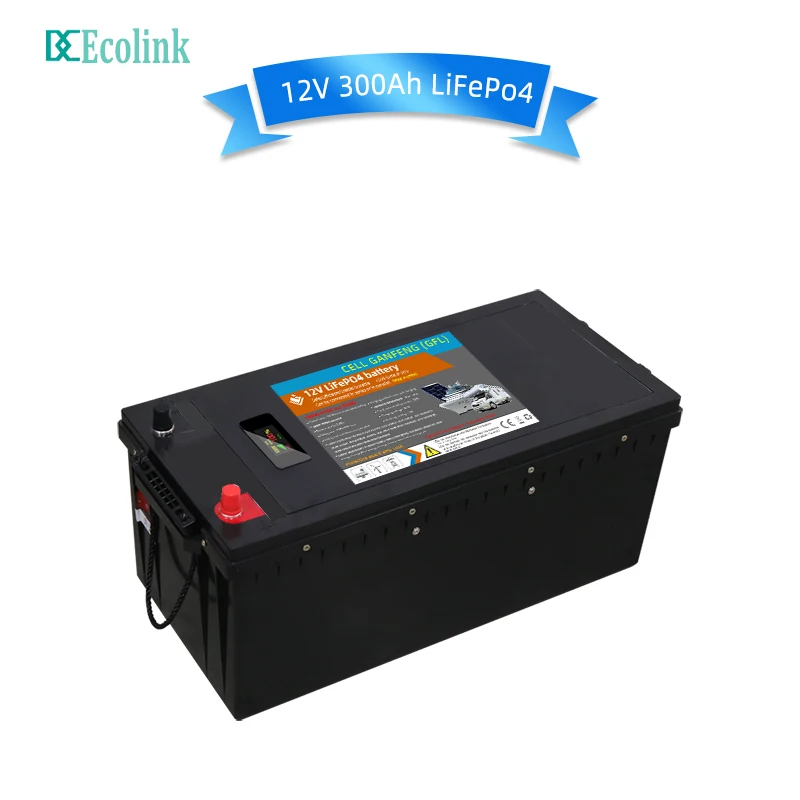 Rv Marine Built in bms 12V 12.8V 200ah 300ah solar system energy storage lifepo4 battery lithium ion batteries packs