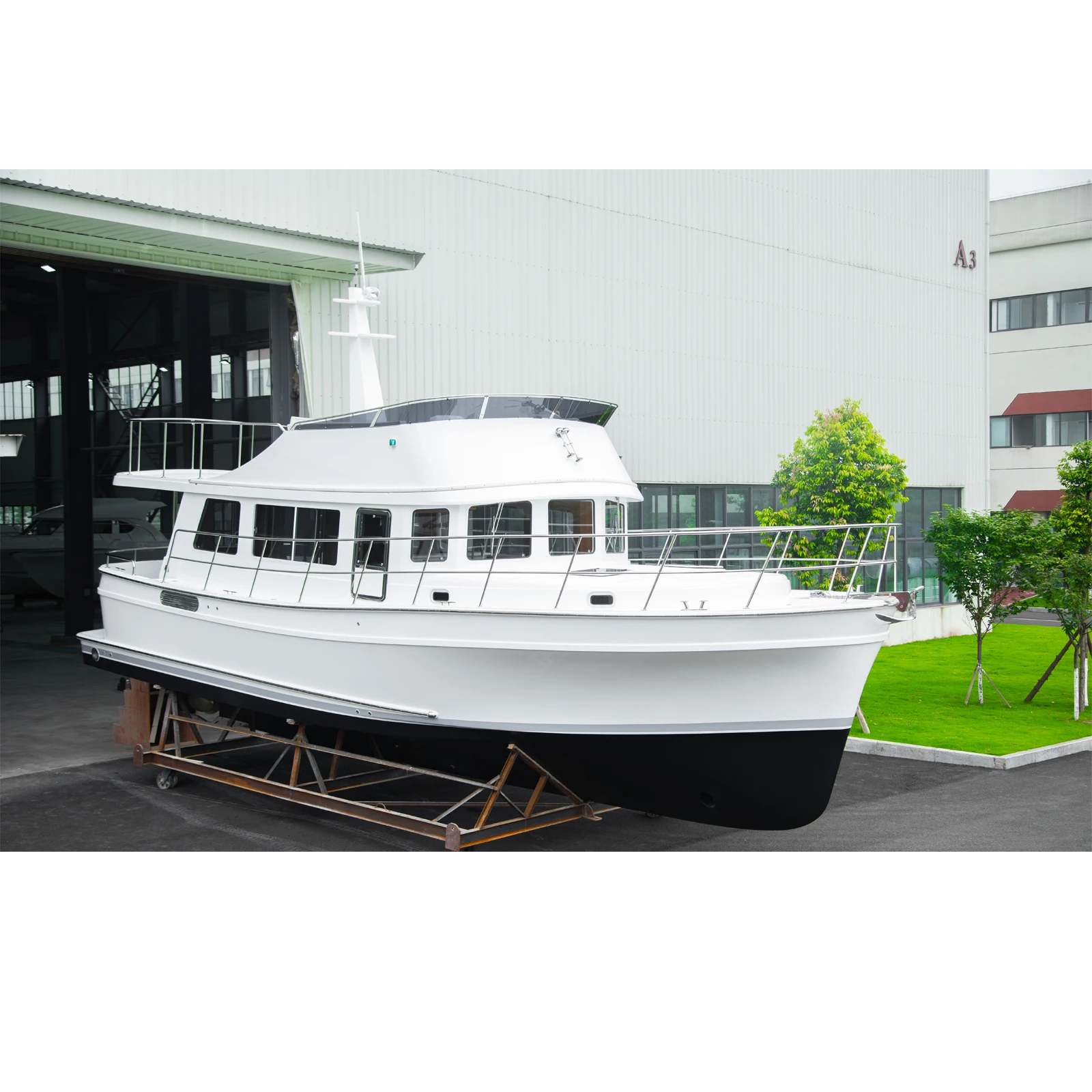 Мини яхта 41FT (12,3 м) классическая форма корабль Bracewell-41 яхта 480HP прямой вал Di * sel двигателя