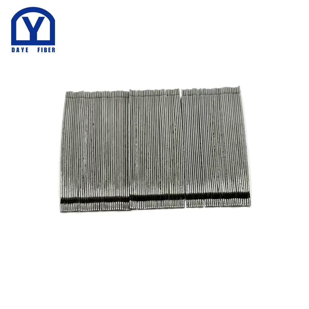 80/60 High Strength Steel Fiber Glued for Concrete Metal Building Materials Hooked End Steel Fiber Concrete