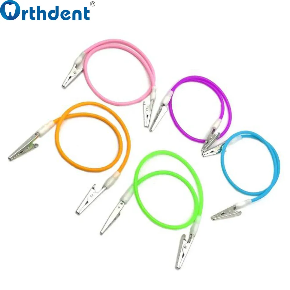 1 шт. стоматологические нагрудники держатель для салфеток 50 см длина зажим из нержавеющей стали гибкий силиконовый шнур стоматология лабораторные принадлежности материалы
