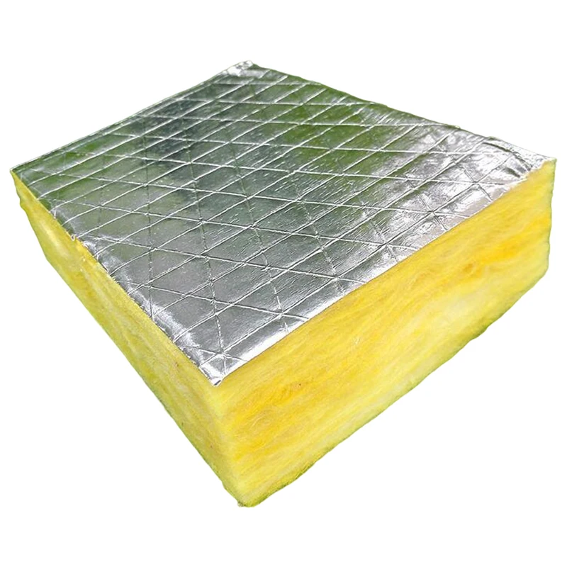 High quality glass wool board density 70 kg /m3 100 kg m3 insulating rock wool
