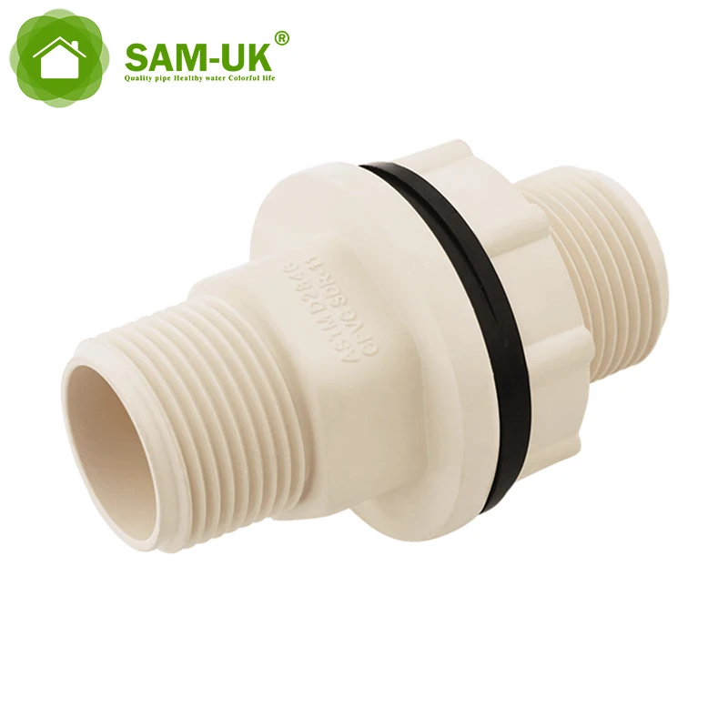 Factory wholesale product plastic upvc cpvc Internal and external threads male adoptor cpvc pipe fittings plumbing