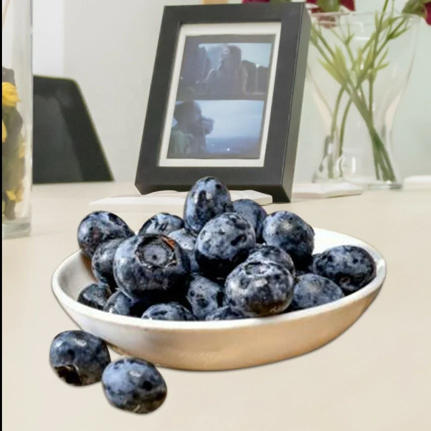 artificial Lifelike Mini Blueberry Fake Decorative Blueberry Fruit