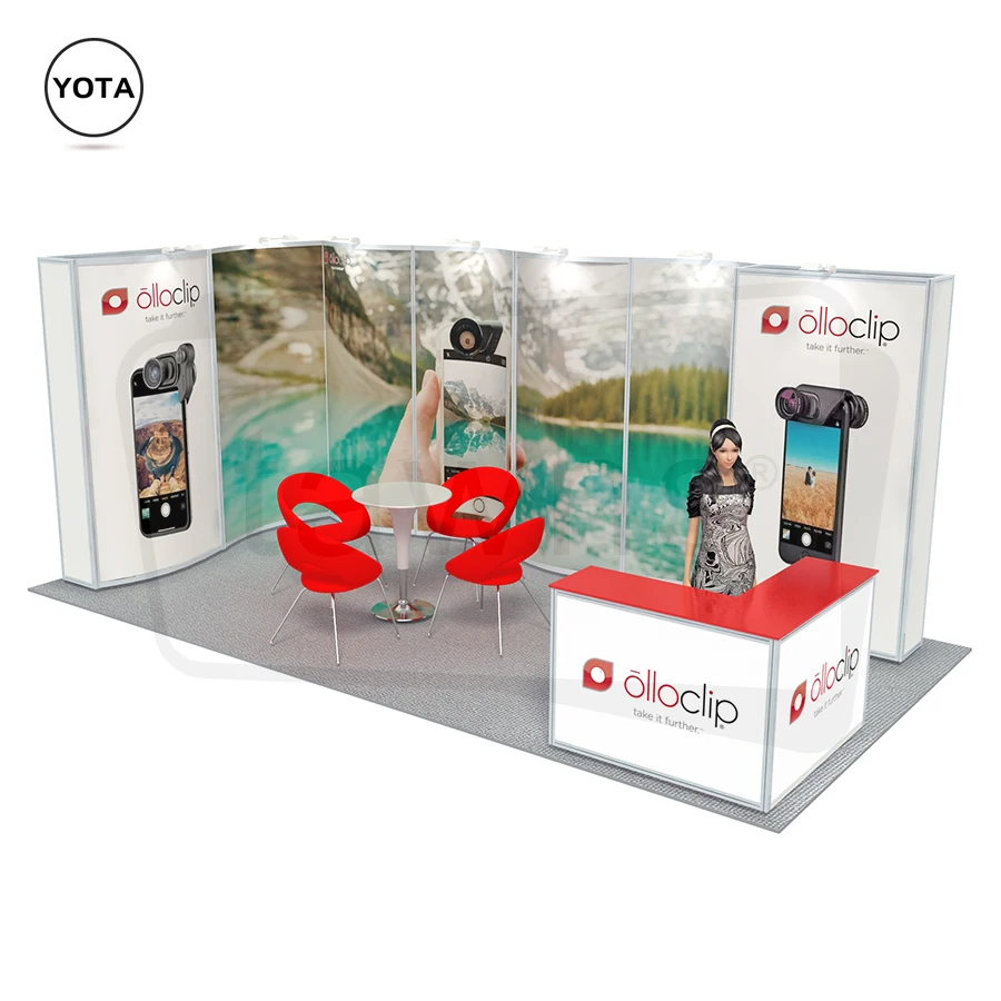 Tawns алюминиевая выставочная Торговая выставка легкая Настройка 3 м x 6 м выставочный стенд