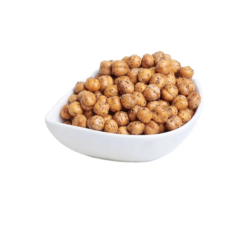 High Quality  Wholesale Healthy Snacks Fried Black Pepper Chickpeas