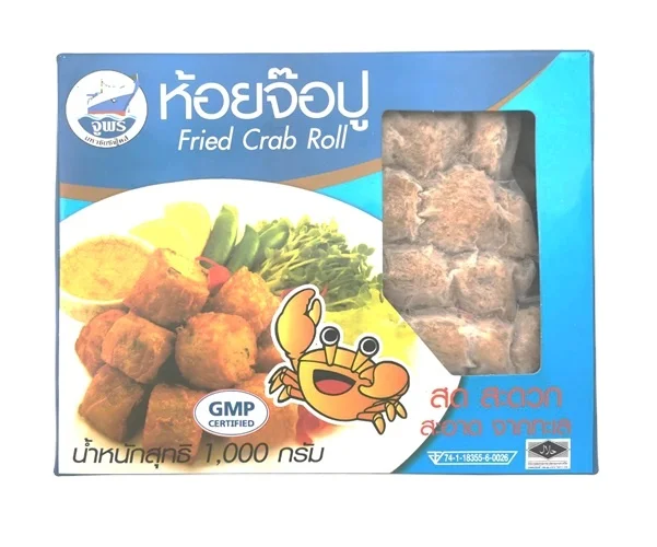 
Thailand Premium Quality Roll Fried Crab Seafood Snacks 