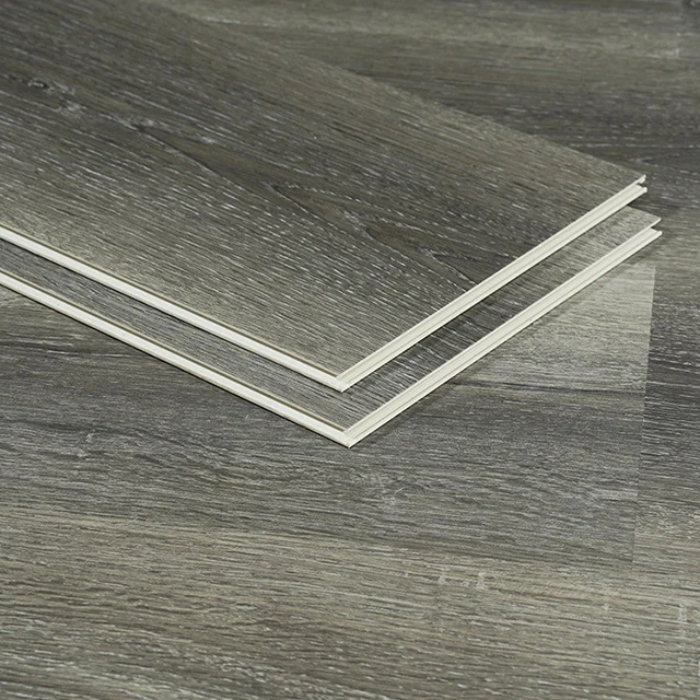 Wood Veneer Spc Flooring for Home Easy to Clean EN ISO EN 434 Factory Competitive Price 4.5mm 5mm 6mm