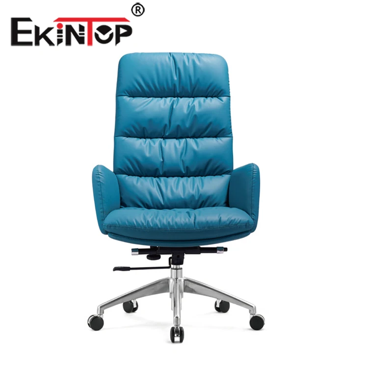 Modern style mesh office chair leather seat leather Office Chair withwheels