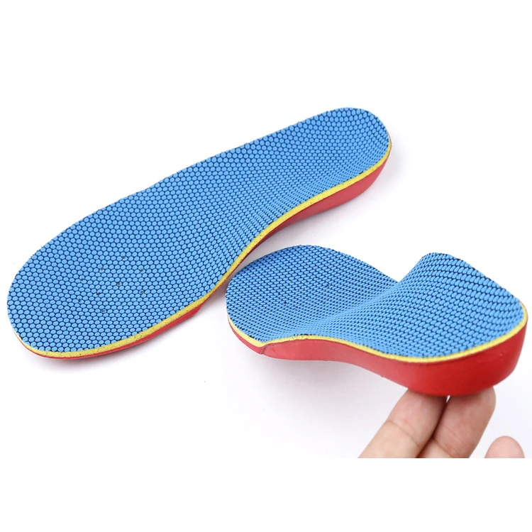 comfortable eva soft kids flat foot insert plantillas orthopedic insoles in children