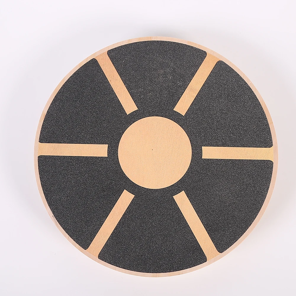 Factory Wholesale Aerobic Fitness Horizontal Rotating Heavy Duty Wood Balance Board