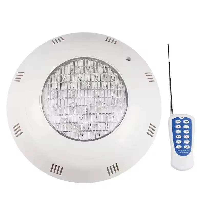 ip68 submersible Remote Control abs Resin Filled rgb 12v pool lighting led underwater swimming pool light